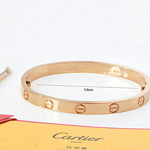 BRATARA TIP CARTI'ER LOVE ROZE