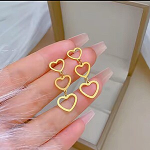 CERCEI GOLDEN HEARTS IN LANT DELICAT